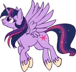 Size: 406x386 | Tagged: safe, artist:lulubell, twilight sparkle, alicorn, pony, g4, female, mare, simple background, solo, transparent background, twilight sparkle (alicorn)