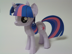 Size: 1080x810 | Tagged: safe, artist:robi, twilight sparkle, g4, craft, female, papercraft, photo, pixiv, solo