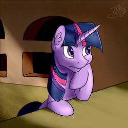 Size: 894x894 | Tagged: safe, artist:tlatophat, twilight sparkle, g4, female, solo