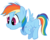 Size: 4339x3513 | Tagged: safe, artist:dentist73548, artist:sibsy, rainbow dash, g4, female, filly, filly rainbow dash, high res, simple background, solo, transparent background, vector