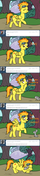 Size: 639x2804 | Tagged: safe, artist:okiedokielokie, spitfire, rabbit, g4, ask-mlpspitfire, comic, goggles, tumblr