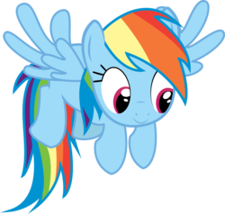 Size: 900x856 | Tagged: safe, rainbow dash, g4, female, simple background, solo, transparent background, vector