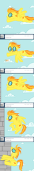 Size: 639x3105 | Tagged: safe, artist:okiedokielokie, spitfire, g4, ask-mlpspitfire, goggles, tumblr, wall