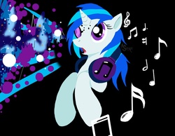 Size: 1000x777 | Tagged: safe, artist:suirano, dj pon-3, vinyl scratch, g4, female, solo