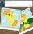 Size: 639x670 | Tagged: safe, artist:okiedokielokie, spitfire, g4, ask-mlpspitfire, filly, goggles, tumblr, younger