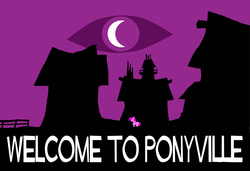 Size: 1280x877 | Tagged: safe, artist:dreadlime, pinkie pie, g4, crossover, night vale, parody, ponyville, welcome to night vale