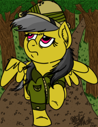 Size: 2281x2960 | Tagged: safe, artist:minty-magic, daring do, g4, female, forest, solo