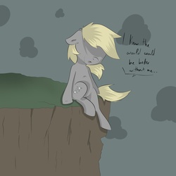 Size: 3000x3000 | Tagged: safe, artist:skune, derpy hooves, pegasus, pony, g4, crying, female, mare, no eyes, sad, solo