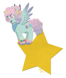 Size: 825x968 | Tagged: safe, artist:papercutpony, oc, oc only, alicorn, pony, alicorn oc, solo, stars