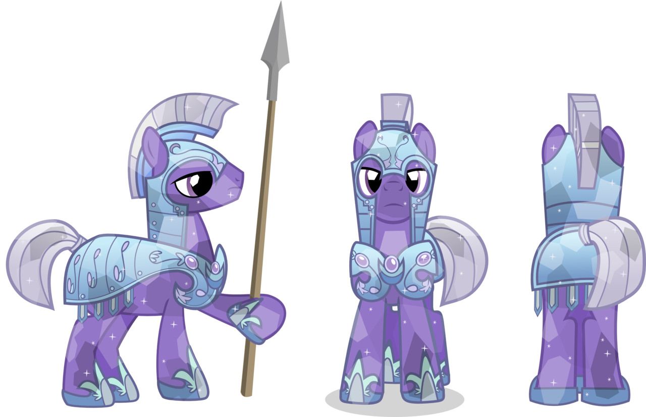 artist:vector-brony, crystal pony, pony, armor, crystal guard, crystal guar...