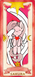 Size: 602x1326 | Tagged: safe, artist:always-a-keepsake, oc, oc only, alicorn, pony, alicorn oc, cardcaptor sakura, heart