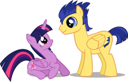 Size: 1280x817 | Tagged: safe, artist:cencerberon, flash sentry, twilight sparkle, alicorn, pony, equestria girls, g4, my little pony equestria girls, blushing, duo, female, male, mare, ship:flashlight, shipping, show accurate, simple background, straight, transparent background, twilight sparkle (alicorn), vector