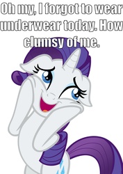 Size: 1880x2659 | Tagged: safe, rarity, pony, unicorn, g4, bipedal, caption, female, image macro, simple background, solo, white background