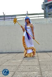 Size: 640x960 | Tagged: safe, artist:mooka-kiiwi, princess celestia, human, g4, cosplay, irl, irl human, photo, solo