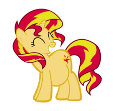 Size: 900x797 | Tagged: safe, artist:kuren247, sunset shimmer, pony, unicorn, g4, female, pregnant, solo