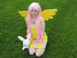 Size: 1024x768 | Tagged: safe, artist:hedamiu, fluttershy, human, g4, cosplay, irl, irl human, photo, solo