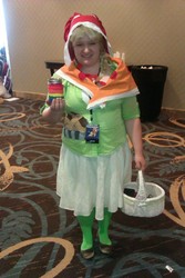 Size: 1728x2592 | Tagged: safe, granny smith, human, trotcon, g4, cosplay, irl, irl human, photo, solo