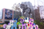 Size: 2576x1716 | Tagged: safe, night light, princess cadance, shining armor, spike, twilight sparkle, twilight velvet, alicorn, pony, g4, at-at, concave belly, disney world, female, irl, mare, photo, ponies in real life, slender, sparkle family, spike's family, spike's parents, star tours, star wars, thin, twilight sparkle (alicorn), twilight's family, twilight's parents, vector