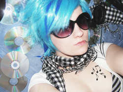 Size: 3072x2304 | Tagged: safe, artist:easei, dj pon-3, vinyl scratch, human, g4, cosplay, irl, irl human, photo, solo