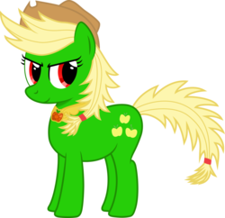 Size: 900x871 | Tagged: safe, artist:super-klonoa-gt, applejack, earth pony, pony, g4, element of honesty, elements of harmony, female, mare, simple background, solo, super applejack, super form, transparent background