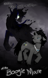 Size: 375x600 | Tagged: safe, artist:bingk, king sombra, oc, umbrum, g4, ask, boogie man, boogie mare, shadows, sombra's cutie mark, tumblr, tumblr:asktyrantsombra