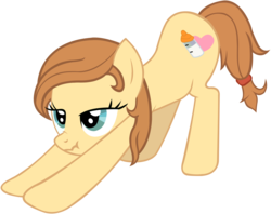 Size: 5050x4000 | Tagged: safe, artist:cypony, oc, oc only, oc:cream heart, earth pony, pony, absurd resolution, cutie mark, exploitable meme, female, hooves, iwtcird, mare, scrunchy face, simple background, solo, trace, transparent background, vector