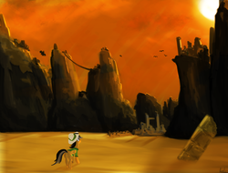Size: 5000x3800 | Tagged: safe, artist:rixnane, daring do, g4, absurd resolution, scenery
