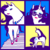 Size: 578x583 | Tagged: safe, artist:seniorpony, rarity, pony, unicorn, g4, comic, female, high heels, jewelry, limited palette, lipstick, mare, ms paint, necklace, no nose, shoes, shutter shades, solo, stairs, sunglasses