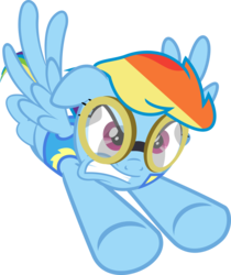 Size: 6000x7157 | Tagged: safe, artist:thunderelemental, rainbow dash, pegasus, pony, g4, absurd resolution, female, flying, simple background, solo, transparent background, vector, wonderbolt trainee uniform