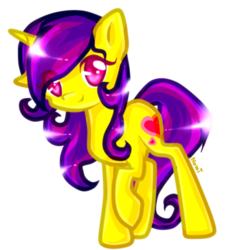 Size: 405x409 | Tagged: safe, artist:n0m1, oc, oc only, pony, unicorn, solo