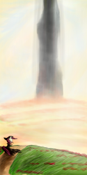 Size: 1080x2160 | Tagged: safe, artist:aaronmk, roseluck, g4, crossover, the dark tower