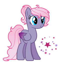 Size: 582x592 | Tagged: dead source, safe, artist:celinesparkle, artist:firepony-bases, starsong, pegasus, pony, g3, g4, base used, colored wings, eyeshadow, female, folded wings, g3 to g4, generation leap, gradient wings, makeup, mare, simple background, smiling, solo, transparent background, wings