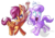 Size: 680x470 | Tagged: safe, artist:lunchwere, diamond tiara, scootaloo, g4, rubber chicken