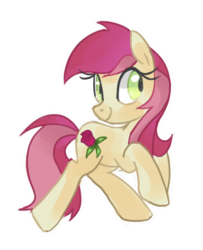 Size: 650x800 | Tagged: safe, artist:kaji-tanii, roseluck, g4, female, simple background, solo, transparent background