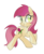 Size: 650x800 | Tagged: safe, artist:kaji-tanii, roseluck, g4, female, simple background, solo, transparent background