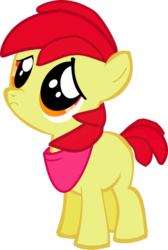 Size: 499x743 | Tagged: safe, artist:itoruna-the-platypus, apple bloom, earth pony, pony, g4, applebuck, colt, foal, male, rule 63, simple background, solo, transparent background