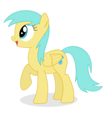 Size: 833x959 | Tagged: safe, artist:bluemeganium, sunshower raindrops, g4, female, raised hoof, simple background, smiling, solo, transparent background, vector