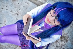 Size: 1280x848 | Tagged: safe, artist:horror-scarred, twilight sparkle, human, g4, cosplay, glasses, irl, irl human, photo, solo