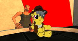 Size: 1920x1021 | Tagged: safe, daring do, human, g4, second life