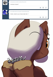 Size: 729x1067 | Tagged: safe, artist:full stop, oc, oc only, oc:mallowmelt, food pony, original species, solo, tumblr