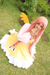 Size: 1728x2592 | Tagged: safe, artist:hayo-chan, fluttershy, human, g4, cosplay, irl, irl human, photo, solo