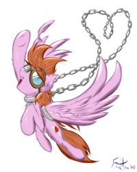 Size: 528x660 | Tagged: safe, artist:frist44, jetstream, pegasus, pony, g4, chains, female, goggles, mare, simple background, solo, transparent background