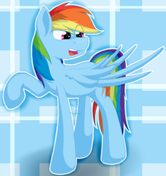 Size: 1358x1440 | Tagged: safe, artist:aimeelovesu, rainbow dash, g4, female, solo