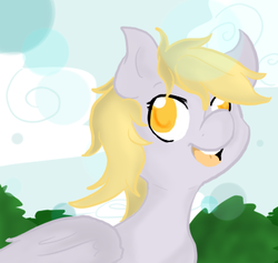 Size: 383x363 | Tagged: safe, artist:cakegun, derpy hooves, pegasus, pony, g4, female, mare, solo