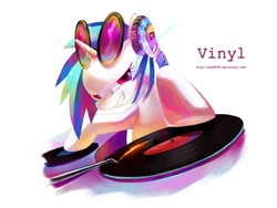Size: 1024x768 | Tagged: safe, artist:amy30535, dj pon-3, vinyl scratch, pony, unicorn, g4, fanart, female, mare, solo