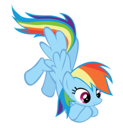 Size: 3500x3632 | Tagged: safe, artist:thelawn, rainbow dash, g4, female, simple background, solo, transparent background, vector