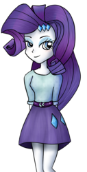 Size: 541x1067 | Tagged: safe, artist:awkwardloser, rarity, equestria girls, g4, female, legs together, solo