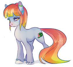 Size: 1140x1040 | Tagged: safe, artist:imalou, oc, oc only, oc:melon drop, earth pony, pony, solo