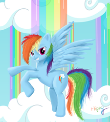 Size: 400x444 | Tagged: safe, artist:hipnoticpencil, rainbow dash, g4, female, solo