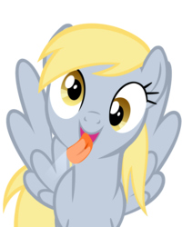 Size: 1200x1500 | Tagged: safe, artist:umbra-neko, derpy hooves, pegasus, pony, g4, cute, derpabetes, female, fourth wall, licking, licking ponies, mare, screen, simple background, solo, transparent background, vector
